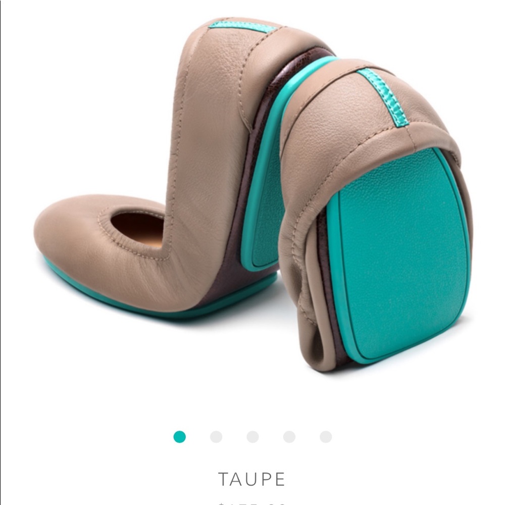 Tieks taupe flat ballet slipper - 9